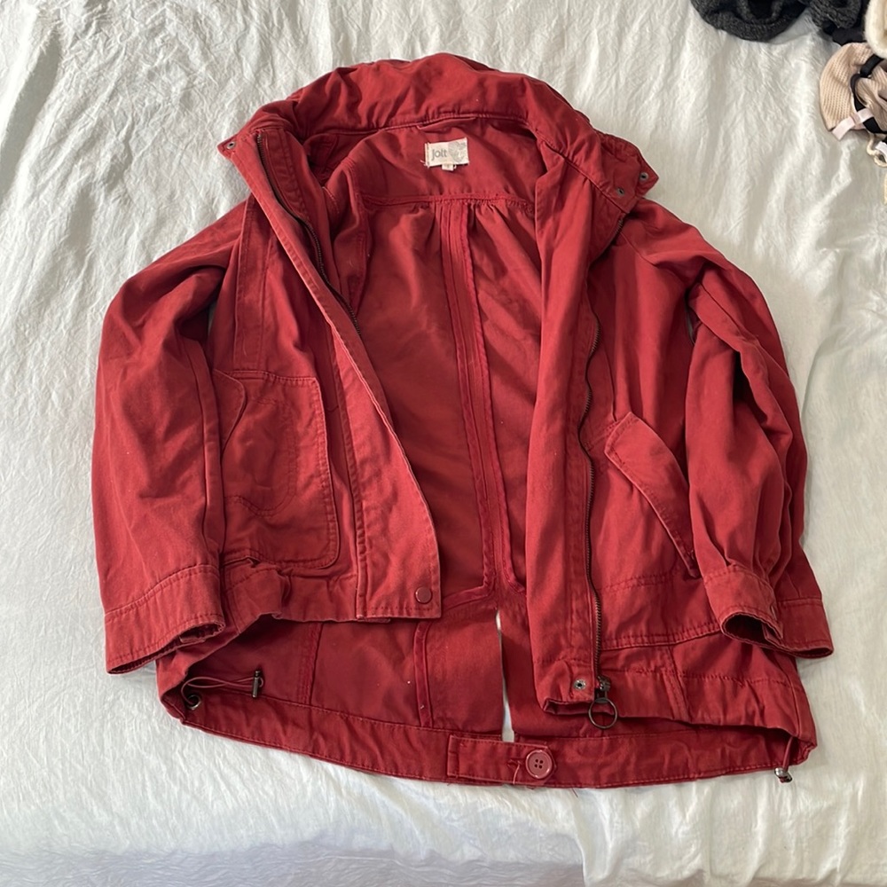 Red jacket
